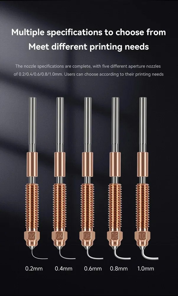 K1C Bimetal Hotend Kit Nozzle